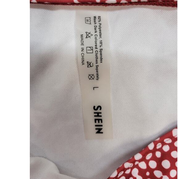 Shein Women's Bikini Bottom Red Size Large - Picture 3 of 5